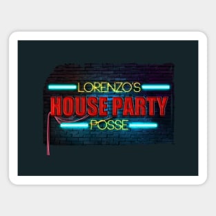 Lorenzo's House Party Colour Neon Magnet